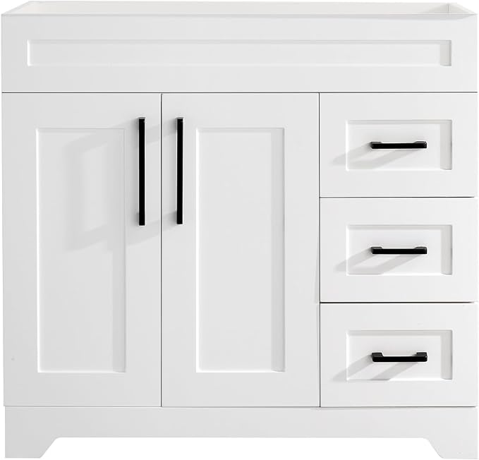 36inch Bathroom Vanity Without Sink, Bathroom Storage Cabinet by Tonyrena