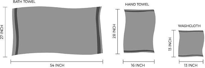 6 Pieces - Turkish Cotton - Luxury Towel Set - Image 3