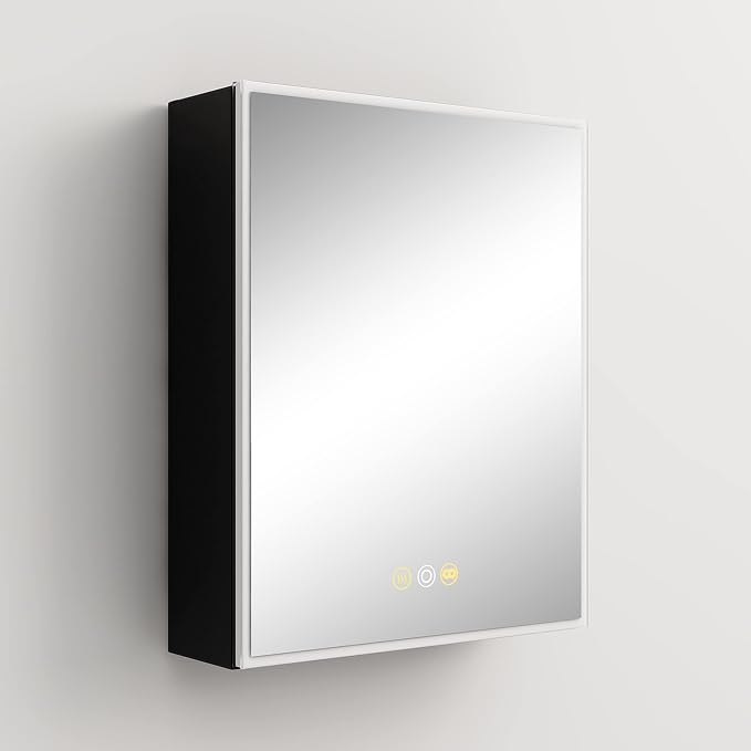 Black Medicine Cabinets for Bathroom - Image 3