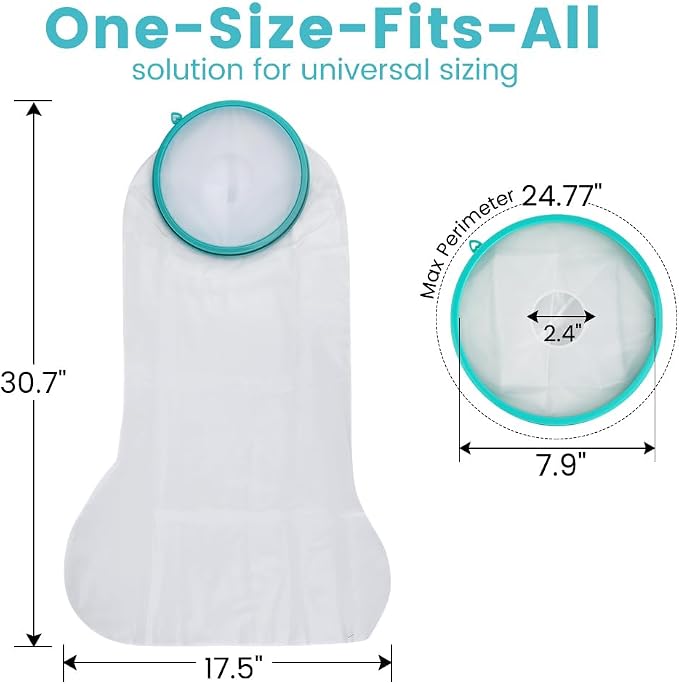 Cast Covers for Shower Leg, Waterproof Cast Cover for Showering, Cast Protector - Image 3