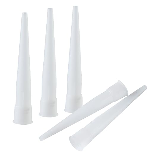 QDiShi Caulking Nozzle Tips 10cm/4inch 30Pcs by QDiShi