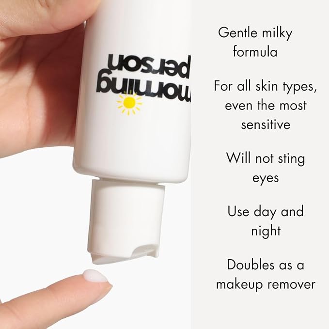 Morning Person Antioxidant Plant Protein Facial Cleanser - Image 3