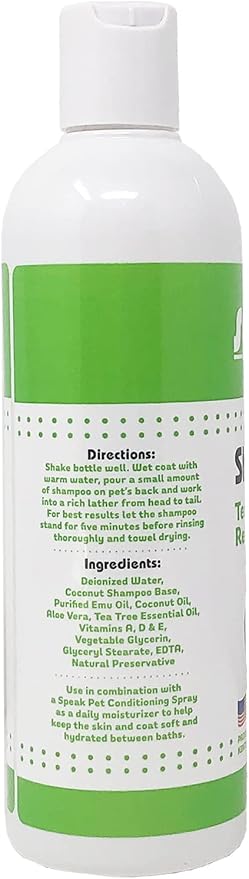 Natural Dog Shampoo, Tea Tree Relief - Image 2