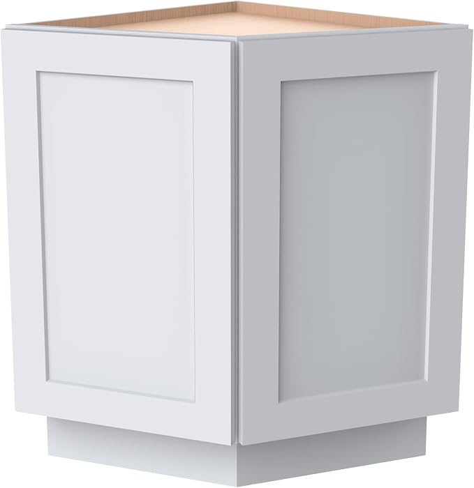 Corner Cabinet for Kitchen Bathroom, Solid Wood Frame by HCIOANHomecabinetseries