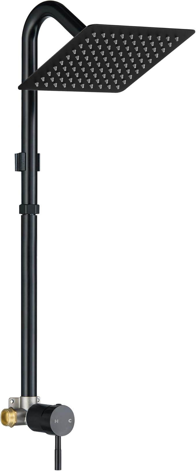 LIWEIKE Outdoor Shower Kit, All Mental Matte Black Outdoor Shower Fixtures by LIWEIKE