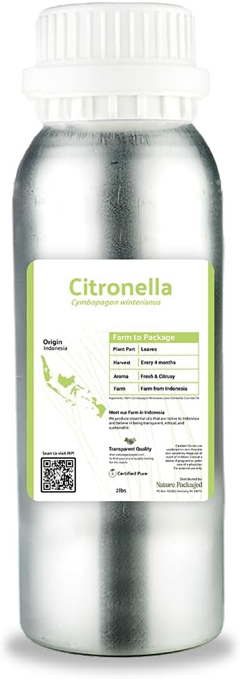 Citronella Essential Oil by NaturePackaged