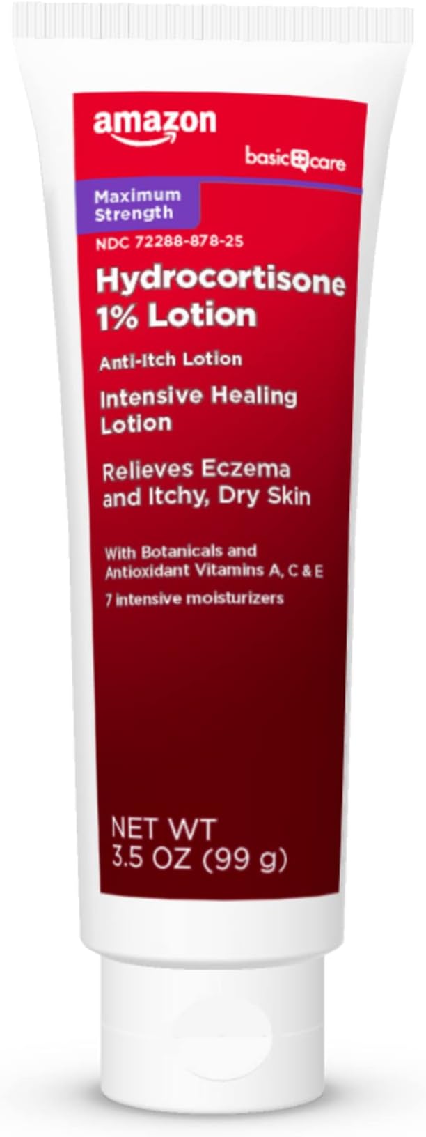 Amazon Basic Care Maximum Strength 1% Hydrocortisone Anti-Itch Lotion - Image 6