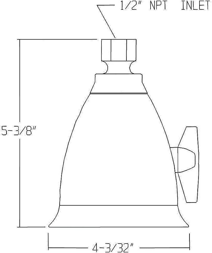 Speakman, Polished Brass S-2005-HB-PB Hotel Anystream High Pressure 2.5 GPM - Image 4