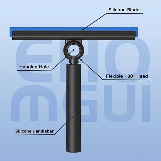 Shower Squeegee for Glass Doors, Squeegee - Image 8