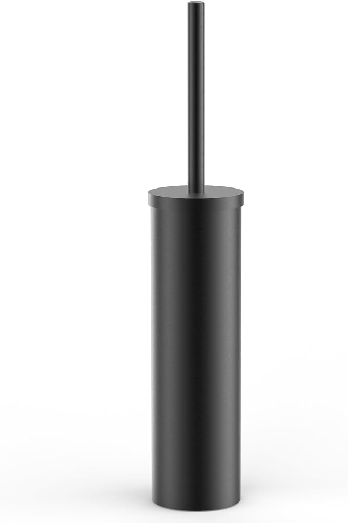 Stainless Steel Toilet Brush and Holder Set Oil Rubbed Matte Black Heavy Duty by Unknown