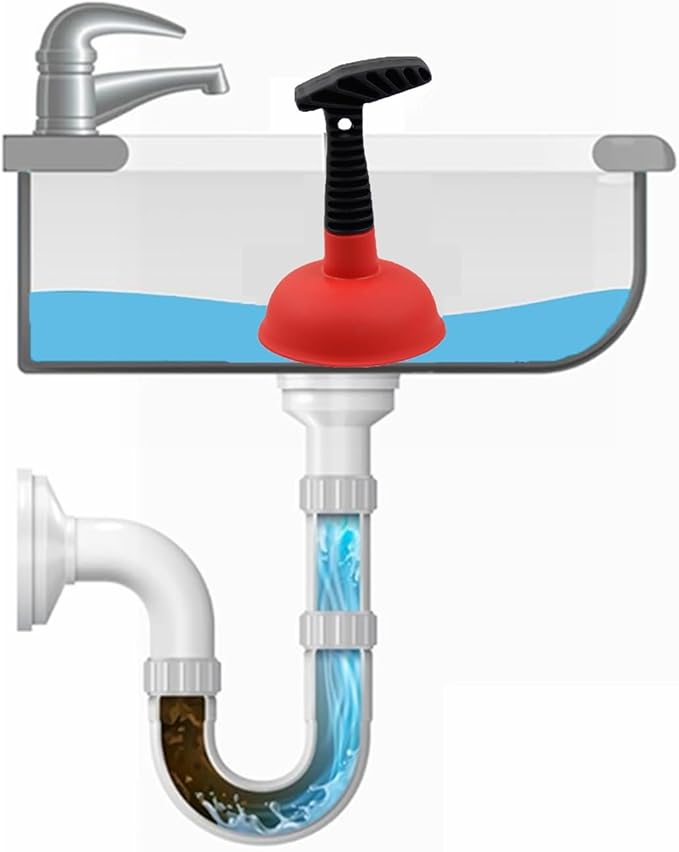Sink Plunger, Powerful Plunger Unclogging Tool - Image 3