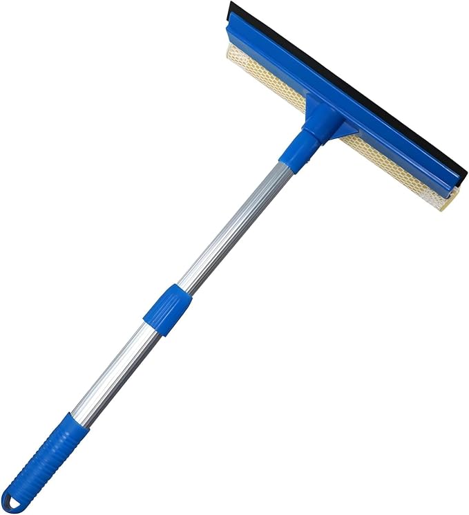 Professional 2-in-1 Window Squeegee by Makelifeeasier