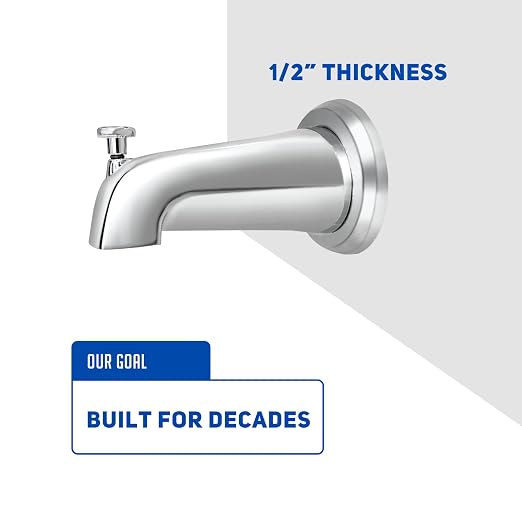 1/2" Thick Spacer for Tub Spout, Flange Trim Ring for Bath Faucet, Eschutcheon - Image 5