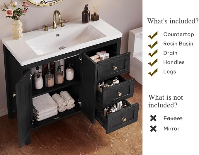 DWVO 36 Inch Bathroom Vanity - Image 3