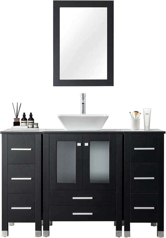 LUCKWIND 48" Bathroom Vanity Sink Combo, 24-inch Main Cabniet - Image 8