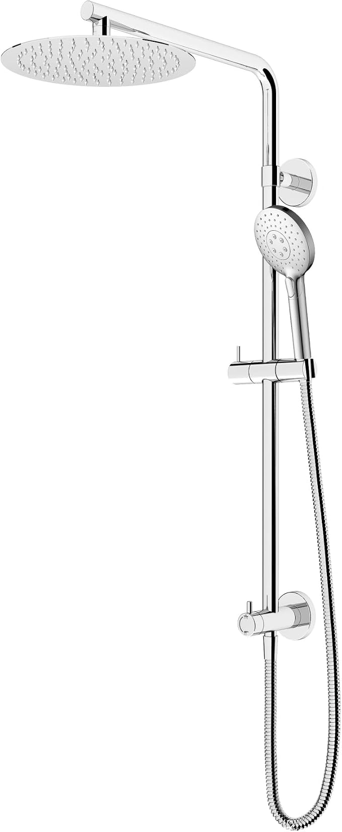 BATH ROYALE Rain Shower Head & Detachable Handheld Spray Combo, Easy Install & by BathRoyale