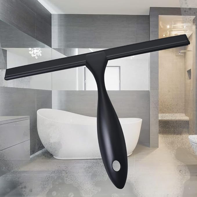 12'' Light Weight Stainless Steel Shower Squeegee - Image 5