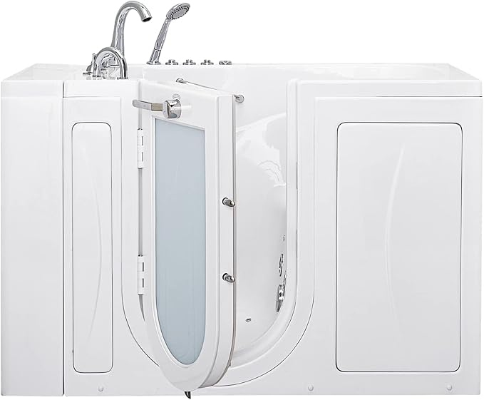 Ella Capri 30"x52" Acrylic Air and Hydro Massage Walk-In Bathtub - Image 3