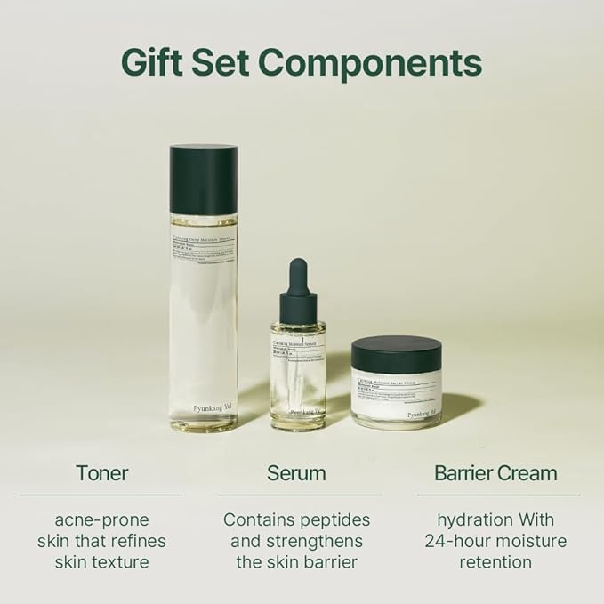 Pyunkang Yul PKY Calming Trial Gift Set, Exfoliating Toner, Soothing Serum - Image 5
