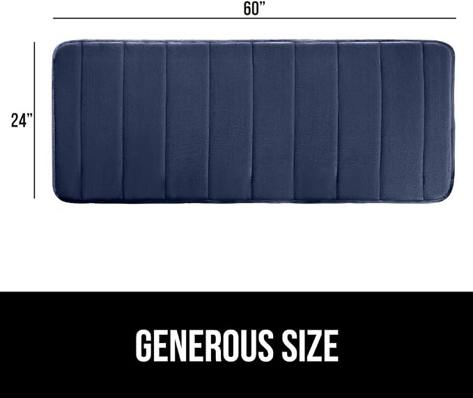 GORILLA GRIP Memory Foam Bath Mat, Soft Absorbent US Designed Bathroom Rug - Image 2