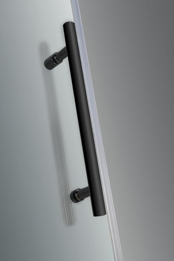 Avalux 48 in. W x 34 in. D x 72 in. H Rectangular Pivot Frameless Corner Shower - Image 5