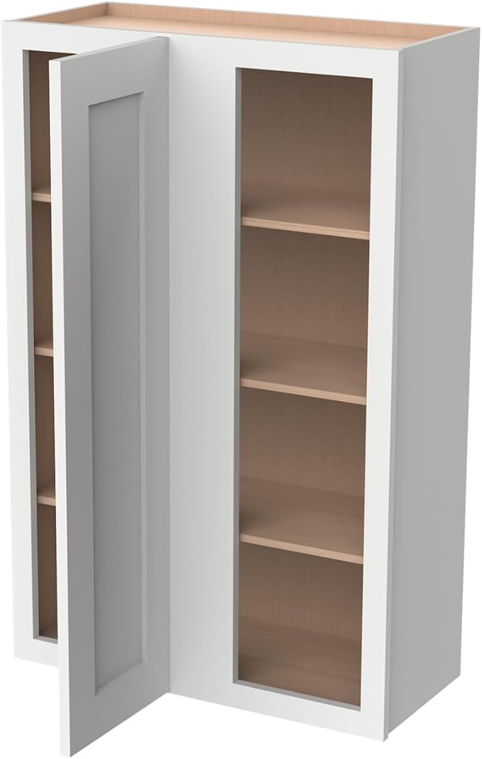 Solid Hardwood Wall Blind Corner Cabinets, Adjustable Shelves, Soft-Close Doors - Image 4