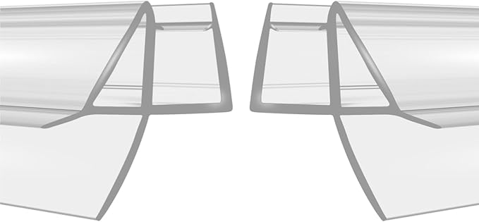 2-Pack Shower Door Bottom Seal Glass Shower Door Seal Strip by GEZMR
