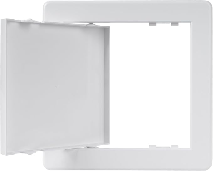 6 x 6 Inch White Square ABS Plastic Plumbing Access Panel - Image 9