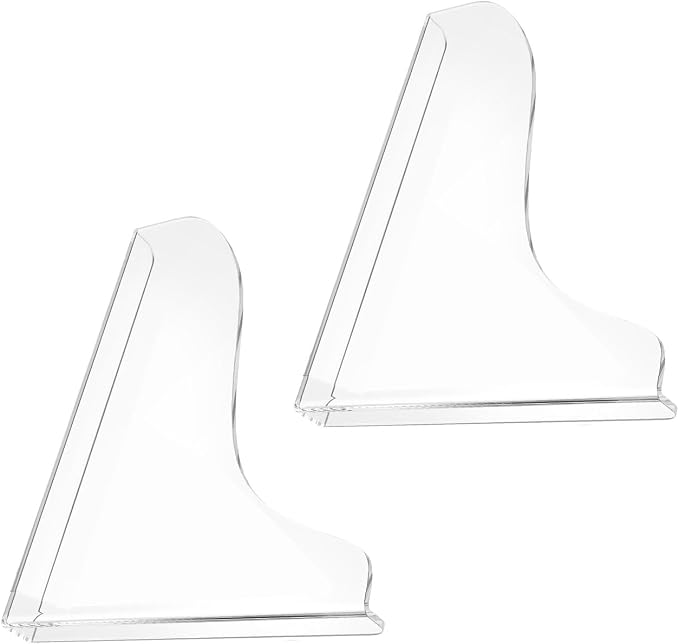 2 Pack Clear Acrylic Shower Splash Guard - Image 2