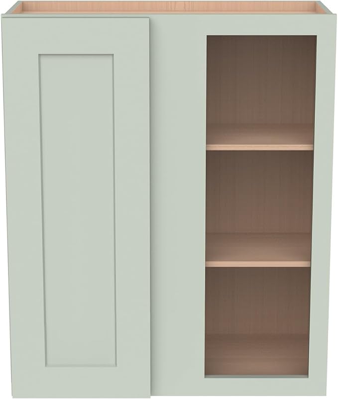 Solid Hardwood Wall Blind Corner Cabinets, Adjustable Shelves, Soft-Close Doors - Image 5