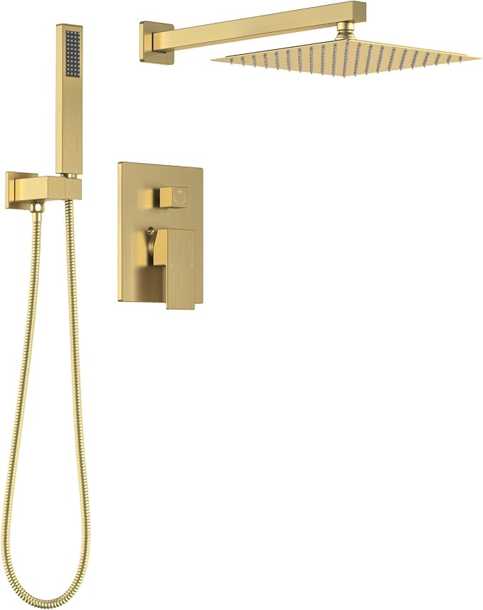 Lava Odoro Modern 2-Setting Square Shower System by LavaOdoro