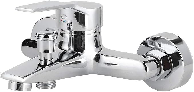 GLOGLOW G1/2in Thread Copper Shower Faucet, Wall Mounted Triple Mixer Tap - Image 3