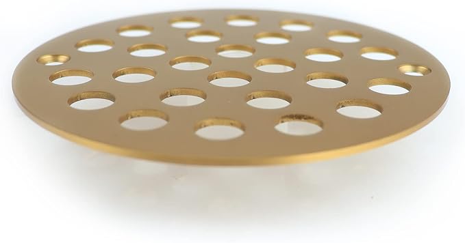 4 Inch Screw-in Round Shower Drain Cover Replacement Floor Drainer - Image 3