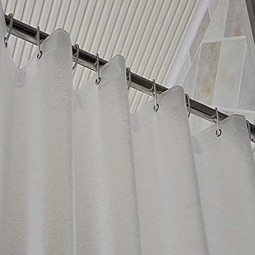 AooHome Frosted Shower Curtain Liner 8G Eva Extra Long Shower Curtain 72x78 Inch - Image 4