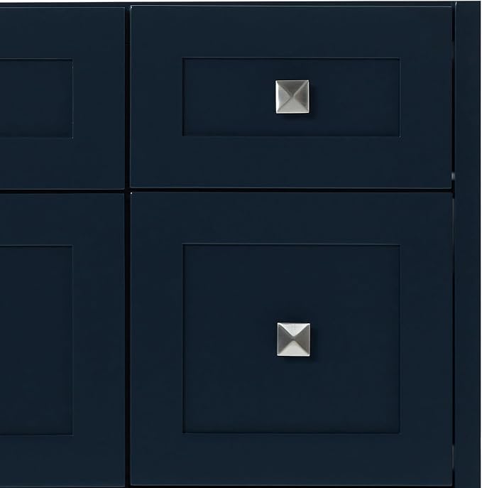 ARIEL Monroe 48 inch Bathroom Vanity Without Sink in Midnight Blue, Bathroom - Image 8