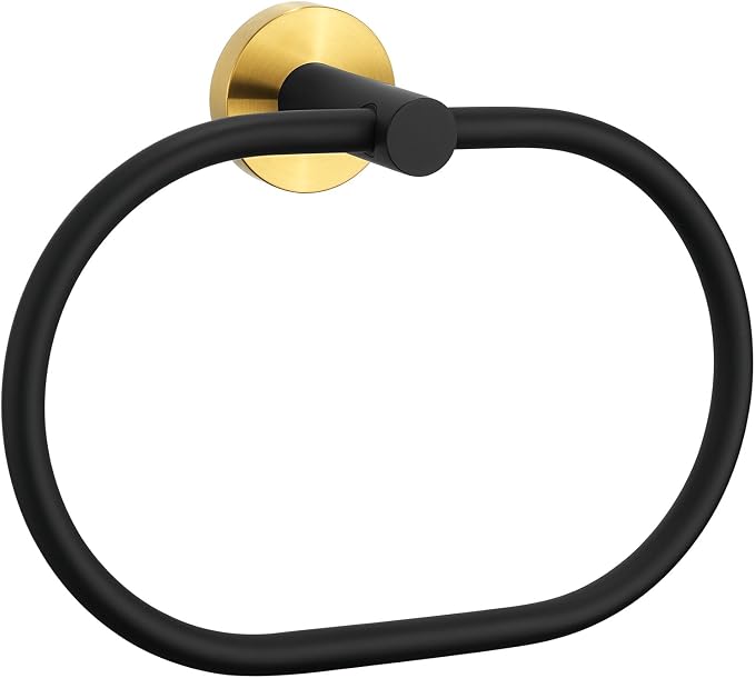 Angle Simple Towel Ring Swivel, Stainless Steel Bathroom Hand Towel Holder Rack by AngleSimple