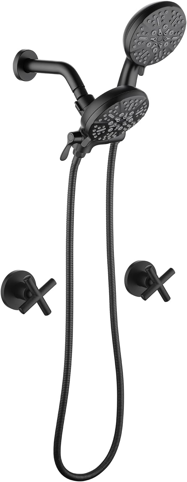 2 Handle Shower Faucet Shower System Complete 2 in 1 Shower Combo Set by DIFEINISANITARYWARE---showerfaucet---