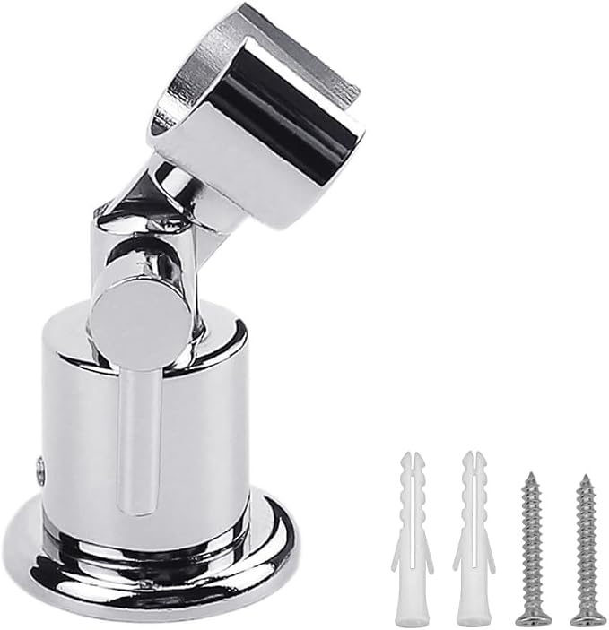 All Metal 180 Adjustable Shower Wand Holder by JRJUBB