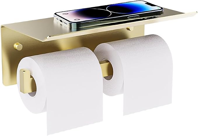 Double Toilet Paper Holder by SmallDetailMakeABigImpact