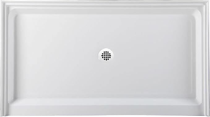 Westbrass SP6036WB-50 60" x 36" 3-Wall Shower Pan by Westbrass