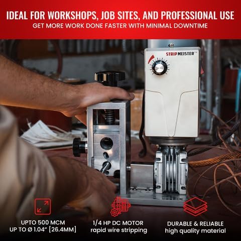 StripMeister E350x Electric Automatic Wire Stripping Machine – Wire Size Up To - Image 5