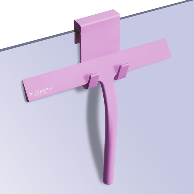 RICHMIRTH Silicone Rubber Blade Shower Squeegee 9" in Width Window & Car by RICHMIRTH