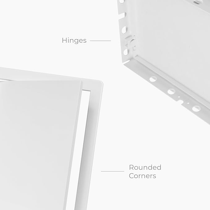 8x12 Inch White Access Panel – ABS Plastic Rectangular Wall & Ceiling Access - Image 7