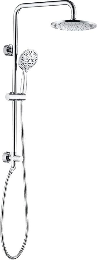 BRIGHT SHOWERS Rain Shower Heads System Including 9 Inch Rainfall Shower Head by BRIGHTSHOWERS