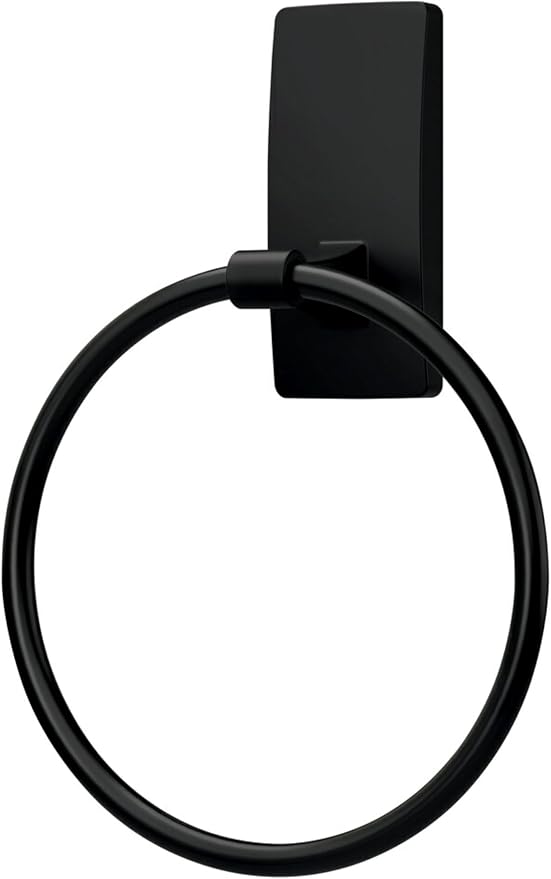 Command Hand Towel Holder Matte Black - Image 6