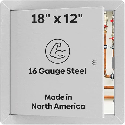 Best 8" x 12" Universal Access Panel – Flush Steel Door by BestAccessDoors