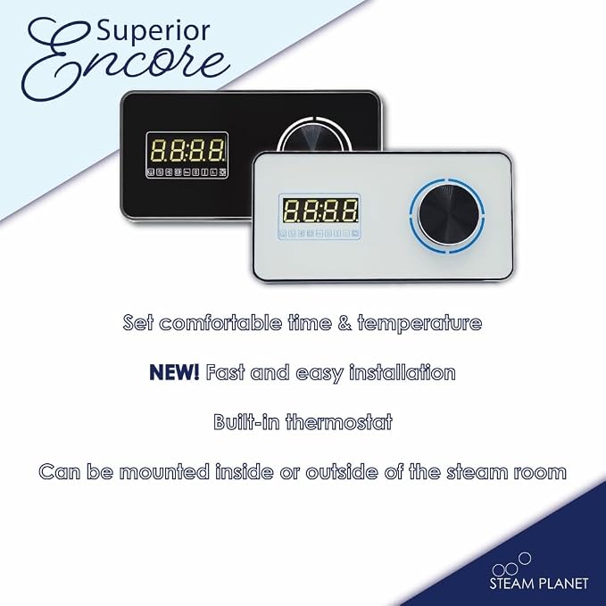 Superior Encore 9kW Steam Shower Generator Kit - Image 5