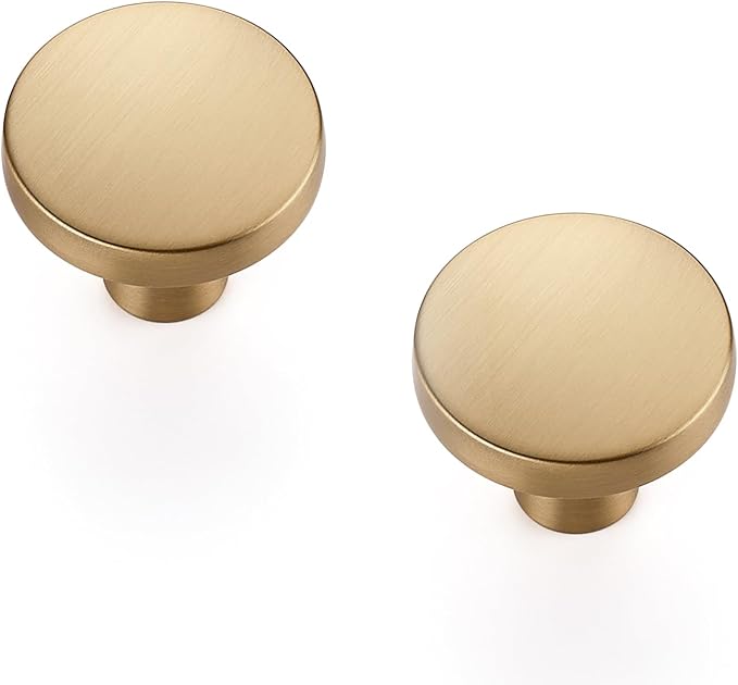 Ravinte 15 Pack Drawer Pulls 1-1/4 Inch Kitchen Cabinet Knobs Solid Round - Image 8
