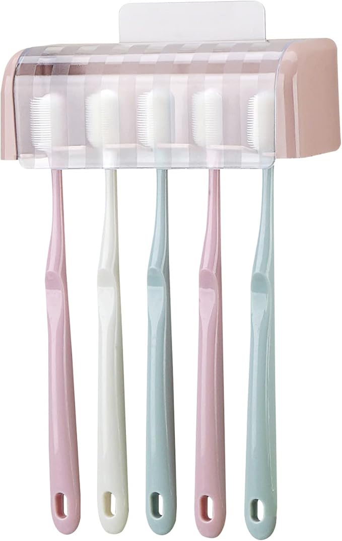 5 Slots Wall Mount Toothbrush Holder - Image 5