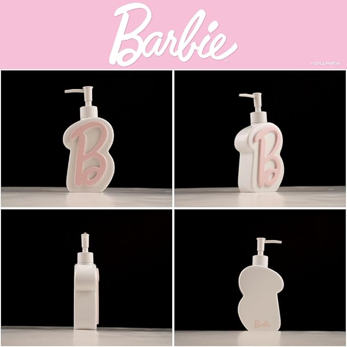 Collectibles Barbie Light Pink B Monogram Soap/Lotion/Hand Sanitizer Resin Pump - Image 5